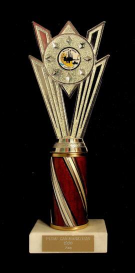Pedal car marathon trophy, 1988 (3rd place)